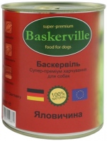 Фото - Корм для собак Baskerville Dog Can with Beef