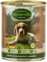 Фото - Корм для собак Baskerville Dog Can with Rabbit/Noodles