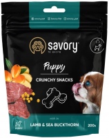 Фото - Корм для собак Savory Crunchy Snacks Puppy Lamb 200 g 