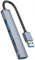 Картридер / USB-хаб Orico AH-A12F 
