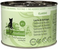 Фото - Корм для кошек Catz Finefood Classic Canned Salmon/Poulry 200 g  6 pcs