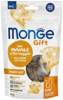 Фото - Корм для кошек Monge Gift Fussy Pork with Cheese 60 g