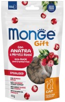 Фото - Корм для кошек Monge Gift Sterilsed Duck with Cranberries 60 g
