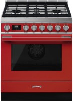 Фото - Плита Smeg Portofino CPF30UGMR красный