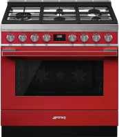 Фото - Плита Smeg Portofino CPF36UGGR красный