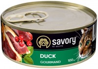 Фото - Корм для кошек Savory Adult Cat Gourmand Duck Pate  100 g