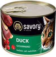 Фото - Корм для кошек Savory Adult Cat Gourmand Duck Pate  200 g
