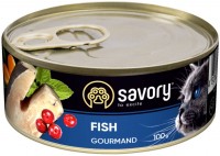 Фото - Корм для кошек Savory Adult Cat Gourmand Fish Pate  100 g