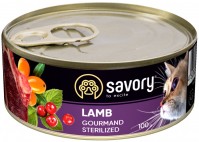 Фото - Корм для кошек Savory Cat Sterilised Lamb Pate  100 g
