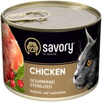 Фото - Корм для кошек Savory Cat Sterilised Chicken Pate  200 g