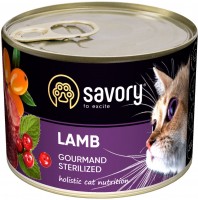 Фото - Корм для кошек Savory Cat Sterilised Lamb Pate  200 g