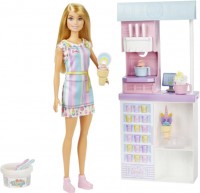 Фото - Кукла Barbie Ice Cream Shop Playset HCN46 