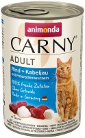 Фото - Корм для кошек Animonda Adult Carny Beef/Cod with Parsley Roots  400 g 6 pcs