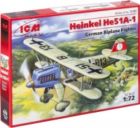 Фото - Сборная модель ICM Heinkel He 51A-1 (1:72) 