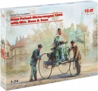 Фото - Сборная модель ICM Benz Patent-Motorwagen (1886) with Mrs. Benz and Sons (1:24) 