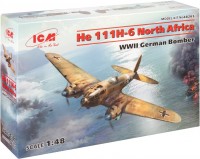 Фото - Сборная модель ICM He 111H-6 North Africa (1:48) 