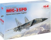 Фото - Сборная модель ICM MiG-25 PD (1:48)