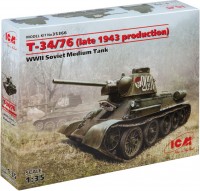 Фото - Сборная модель ICM T-34/76 (late 1943 production) (1:35) 