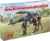 Фото - Сборная модель ICM Bucker Bu 131D with German Cadets (1939-1945) (1:32) 