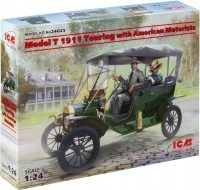 Фото - Сборная модель ICM Model T 1911 Touring with American Motorists (1:24) 