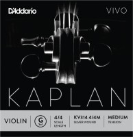 Фото - Струны DAddario Kaplan Vivo Violin G String 4/4 Medium 