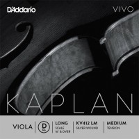 Фото - Струны DAddario Kaplan Vivo Viola D String Long Scale Medium 