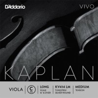 Фото - Струны DAddario Kaplan Vivo Viola C String Long Scale Medium 