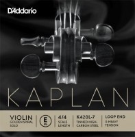 Фото - Струны DAddario Kaplan Golden Spiral Solo Violin E String Loop Ex. Heavy 