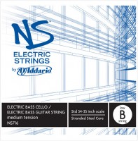 Фото - Струны DAddario NS Electric Bass Guitar/Cello Low B String 4/4 Medium 