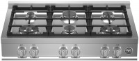 Фото - Варочная поверхность Bertazzoni Master 36 MAST 366 RTXE нержавейка