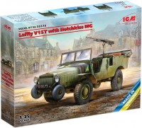 Фото - Сборная модель ICM Laffly V15T with Hotchkiss Machine Gun (1:35)