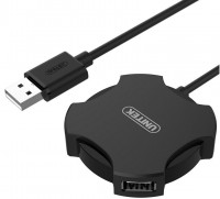 Фото - Картридер / USB-хаб Unitek 4 Ports USB 2.0 Hub with 360° Design 