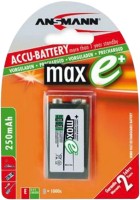 Фото - Аккумулятор / батарейка Ansmann maxE 1xKrona 250 mAh 