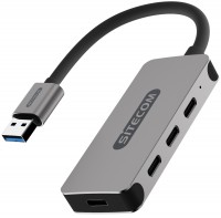 Фото - Картридер / USB-хаб Sitecom USB-C Hub 4 Port CN-388 