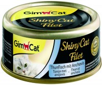 Фото - Корм для кошек GimCat ShinyCat Tuna Filet with Anchovies 70 g 