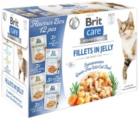 Фото - Корм для кошек Brit Care Fillets Flavour Box in Jelly 12 pcs 