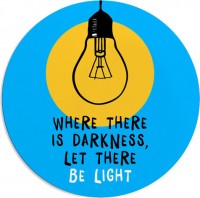 Фото - Коврик для мышки Presentville Where there is darkness, let there be light Mouse Pad
