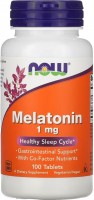 Аминокислоты Now Melatonin 1 mg 100 tab 