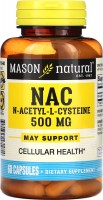 Фото - Аминокислоты Mason Natural NAC 500 mg 60 cap 