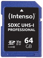 Фото - Карта памяти Intenso SD Card UHS-I Professional 64 ГБ