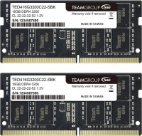 Оперативная память Team Group Elite SO-DIMM DDR4 2x16Gb TED432G3200C22DC-S01