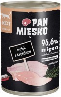 Фото - Корм для кошек PAN MIESKO Wet Food Adult Turkey with Rabbit  400 g