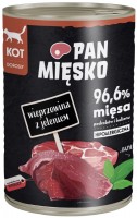 Фото - Корм для кошек PAN MIESKO Wet Food Pork with Deer 400 g 