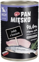 Фото - Корм для кошек PAN MIESKO Wet Food Kitten Turkey with Salmon 400 g 