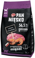 Фото - Корм для кошек PAN MIESKO Adult Veal with Shrimps  5 kg