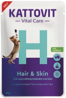 Фото - Корм для кошек Kattovit Vital Care Hair&Skin 85 g 