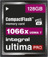 Фото - Карта памяти Integral UltimaPro CompactFlash Card 1066x VPG-65 128 ГБ