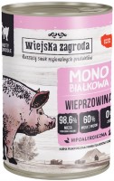 Фото - Корм для кошек Wiejska Zagroda Adult Canned Monoprotein Pork 400 g 