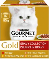 Фото - Корм для кошек Gourmet Gold Chunks in Gravy 8 pcs 