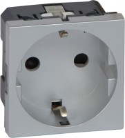 Фото - Розетка Legrand Mosaic 79213 серебристый